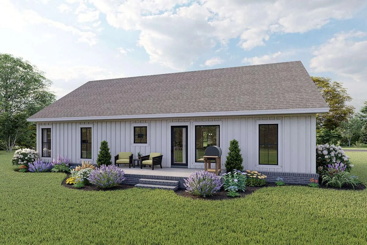 Visualization of Casa Alba · Rear exterior